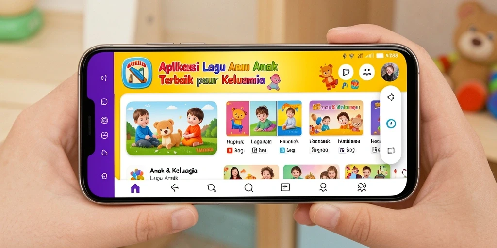 Antarmuka ceria dan ramah anak dari API288.